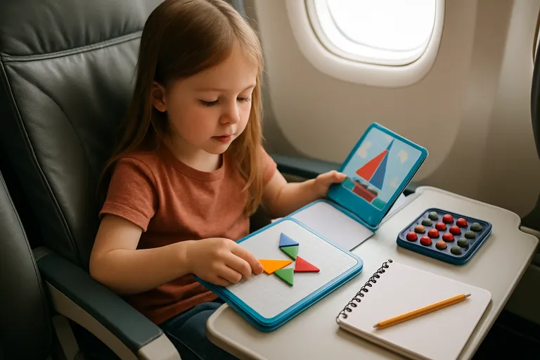 Speelgoed voor in het vliegtuig voor 6 jaar